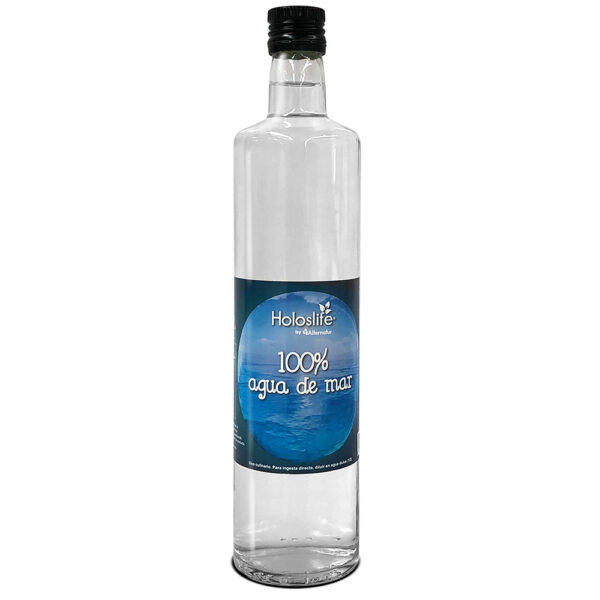 100% AGUA DE MAR 750 ml (cristal)